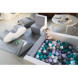 Conjunto de muebles para niños polipiel: 2x sillón+sofá cama relajante Conjunto de muebles para niños polipiel: 2x sillón+sofá cama relajante